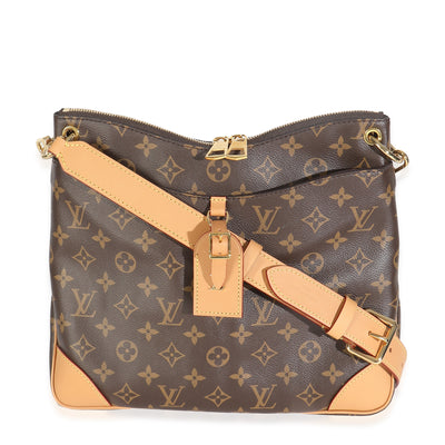 Natural Monogram Canvas Odeon MM