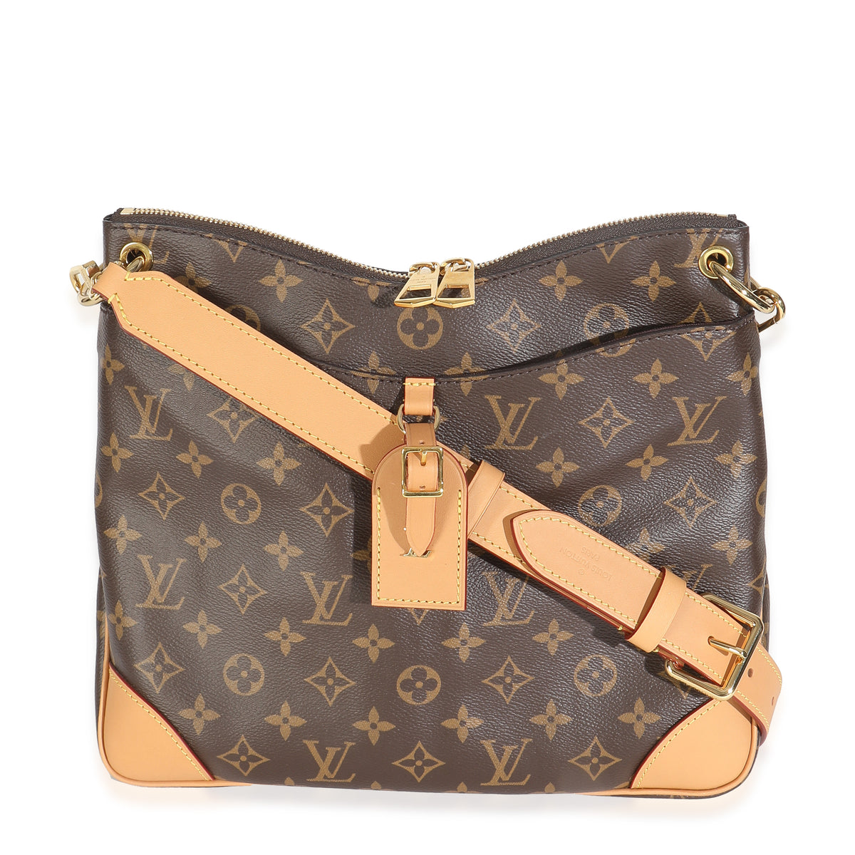 Natural Monogram Canvas Odeon MM