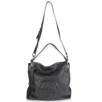 Interlocking G Soho Shoulder Bag Black