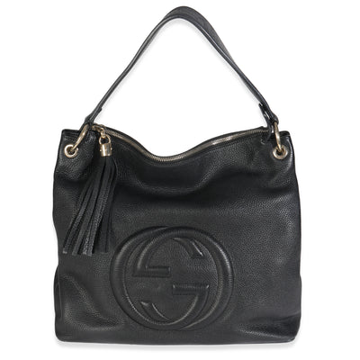Interlocking G Soho Shoulder Bag Black