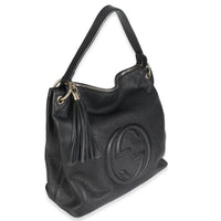Interlocking G Soho Shoulder Bag Black