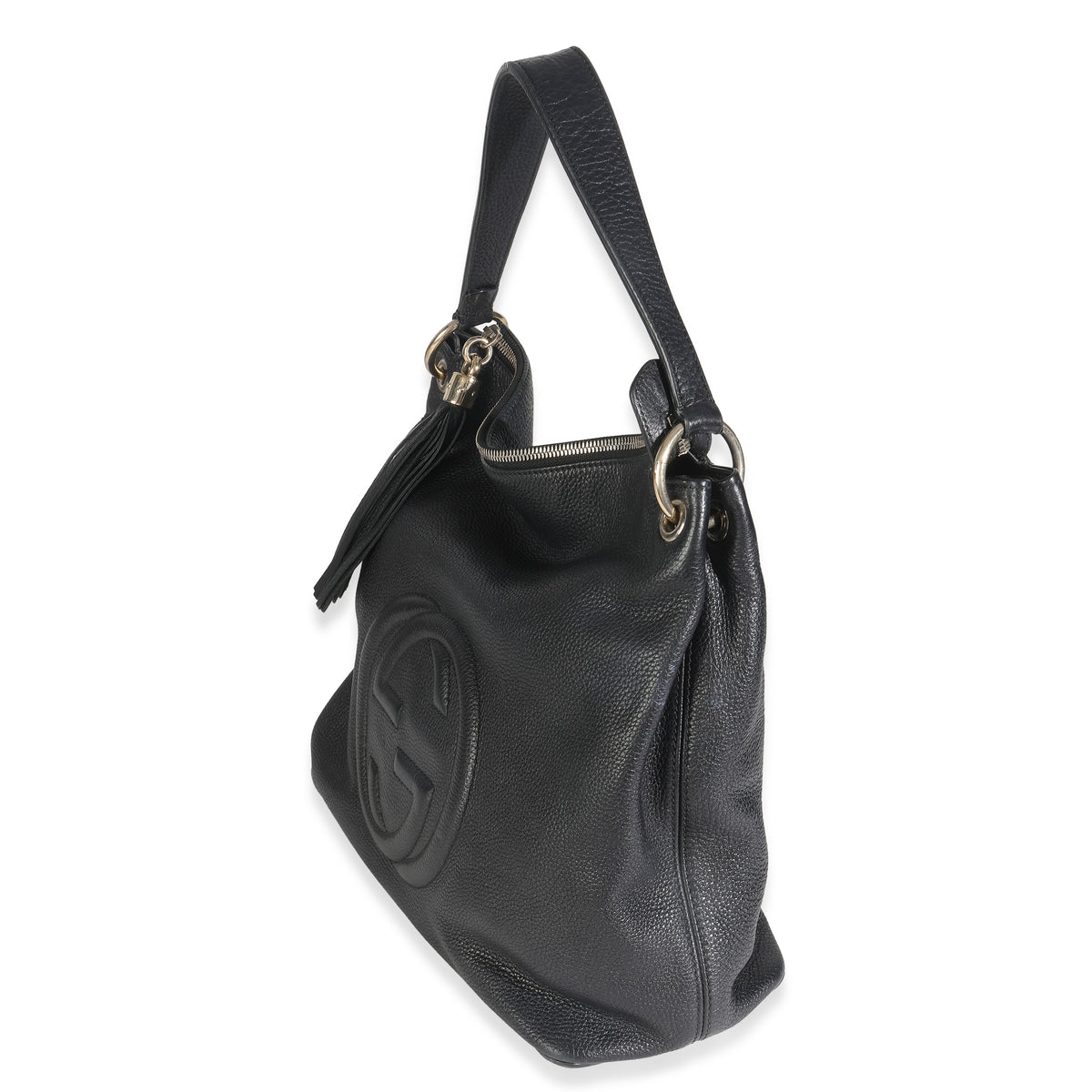 Interlocking G Soho Shoulder Bag Black