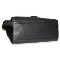 Calfskin Small GG Marmont Top Handle Bag Black