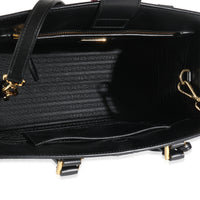 Black Saffiano Soft Calfskin Medium Tote