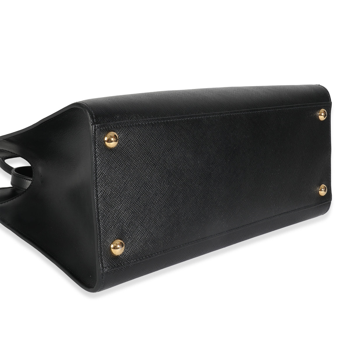 Black Saffiano Soft Calfskin Medium Tote