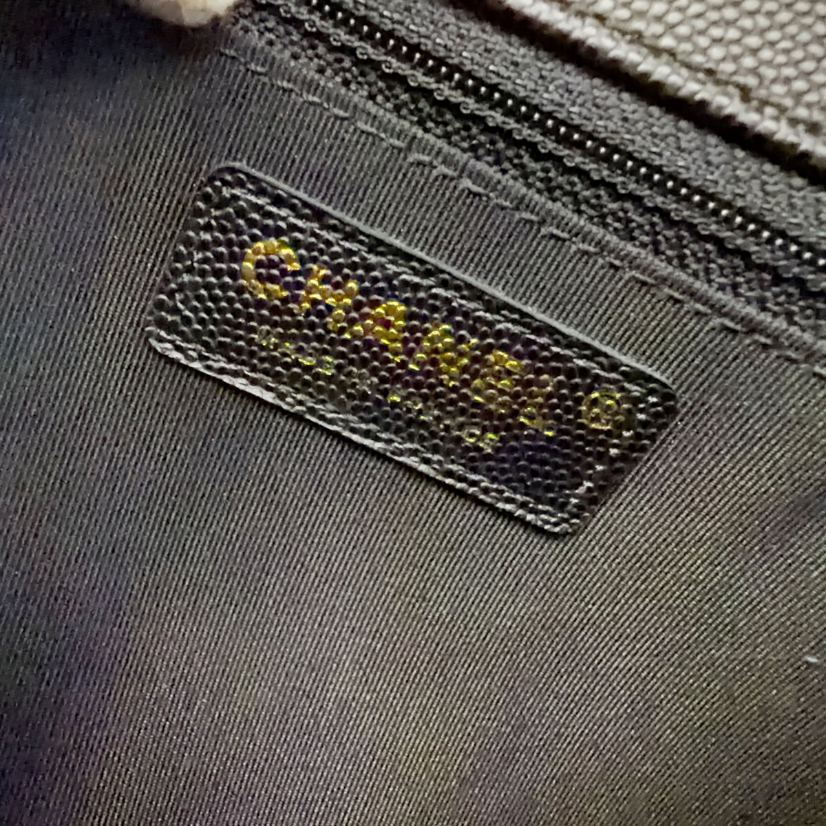 Black Quilted Caviar New Medium Boy HandBag