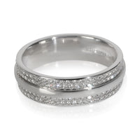 Tiffany & Co. White Gold Diamond Tiffany T Wide Ring bv