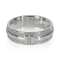 Tiffany & Co. White Gold Diamond Tiffany T Wide Ring sv