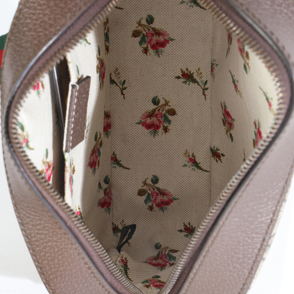 Beige GG Supreme Monogram Web Neo Vintage Shoulder Bag