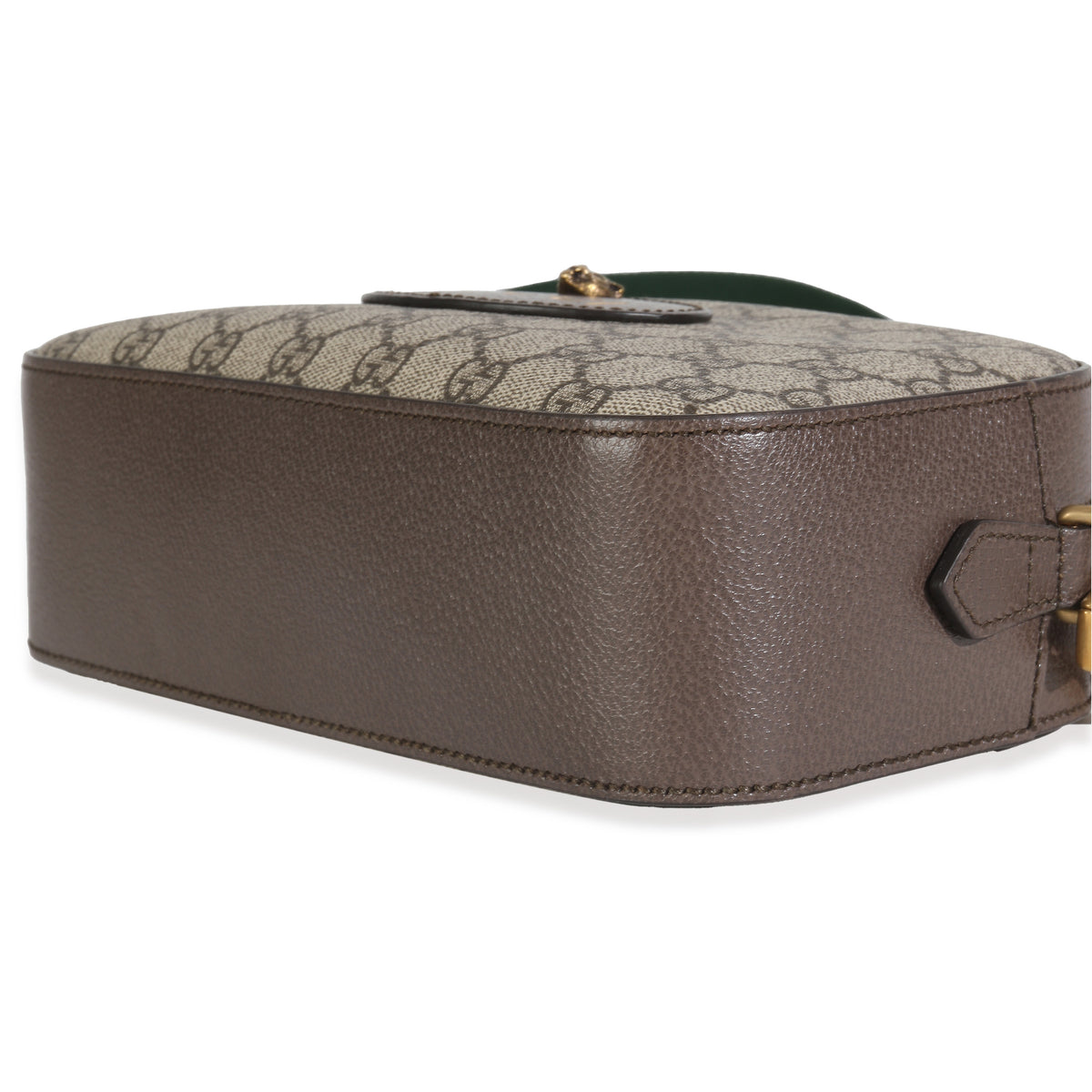 Beige GG Supreme Monogram Web Neo Vintage Shoulder Bag