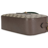 Beige GG Supreme Monogram Web Neo Vintage Shoulder Bag