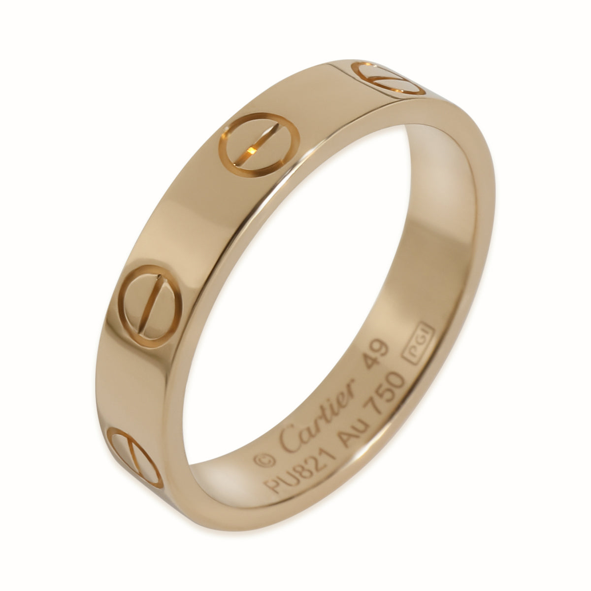 Yellow Gold  Small Model Love Ring