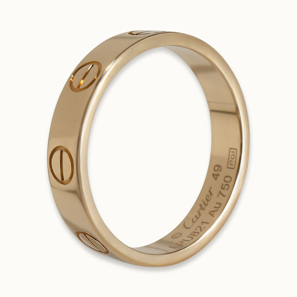 Yellow Gold  Small Model Love Ring
