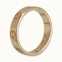 Yellow Gold  Small Model Love Ring