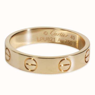 Yellow Gold  Small Model Love Ring