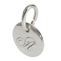 Sterling Silver  Notes Initial A Charm