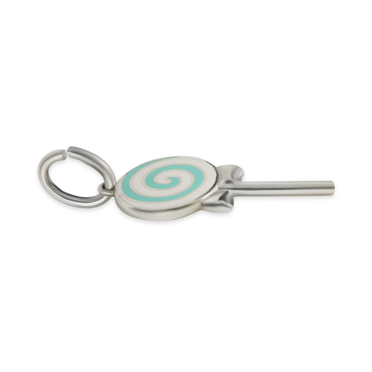 Sterling Silver  Enamel Lollipop Charm