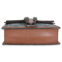 Blue New Denim GG Monogram Dollar Calfskin Enamel Mini Dionysus Bag