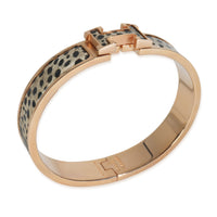 Gold-Plated  Clic H Acinonyx Jubatus Bracelet