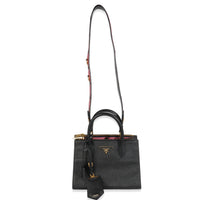 Black Saffiano City Calfskin Greche Paradigme Bag