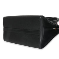 Black Saffiano City Calfskin Greche Paradigme Bag