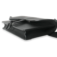 Black Ultra Matte Calfskin Saddle Belt Bag