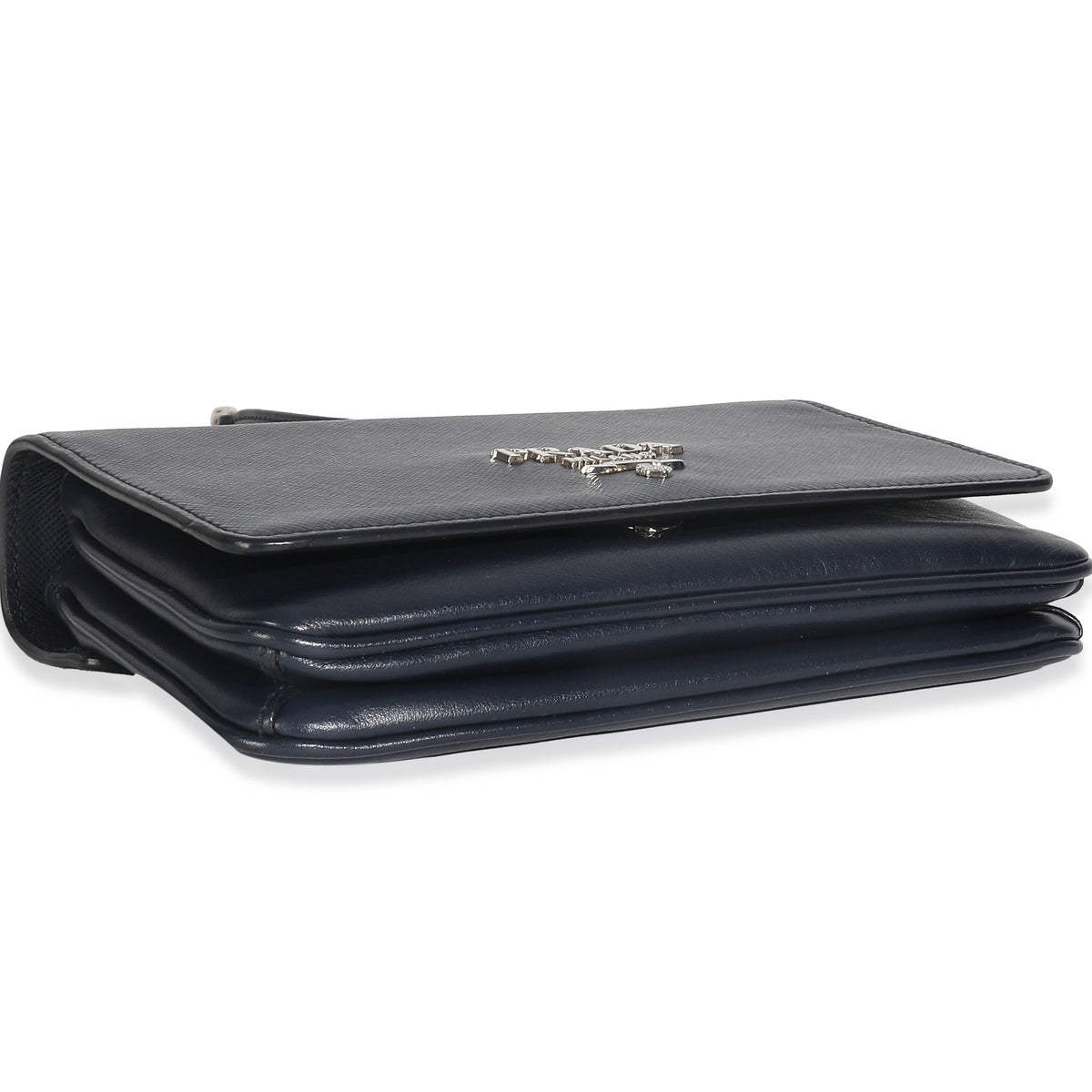Prada Bluette Saffiano Chain Shoulder Bag Handbag av