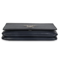 Prada Bluette Saffiano Chain Shoulder Bag Handbag box