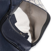 Beige Blue GG Supreme Canvas Blondie Shoulder Bag