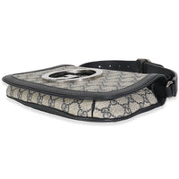 Beige Blue GG Supreme Canvas Blondie Shoulder Bag