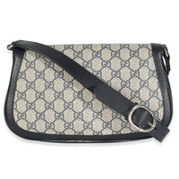 Beige Blue GG Supreme Canvas Blondie Shoulder Bag