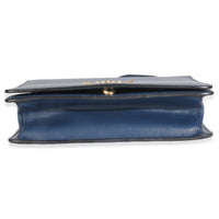 Prada Bluette Saffiano Lux Mini Chain Bag Handbag stamp
