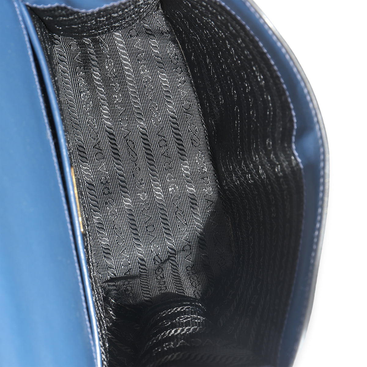 Bluette Saffiano Lux Mini Chain Bag