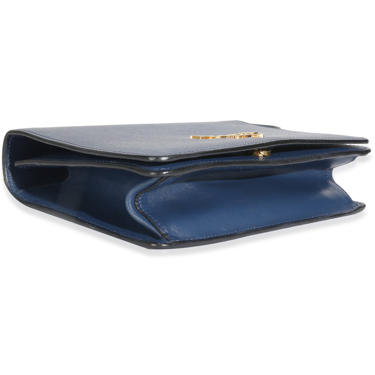 Bluette Saffiano Lux Mini Chain Bag