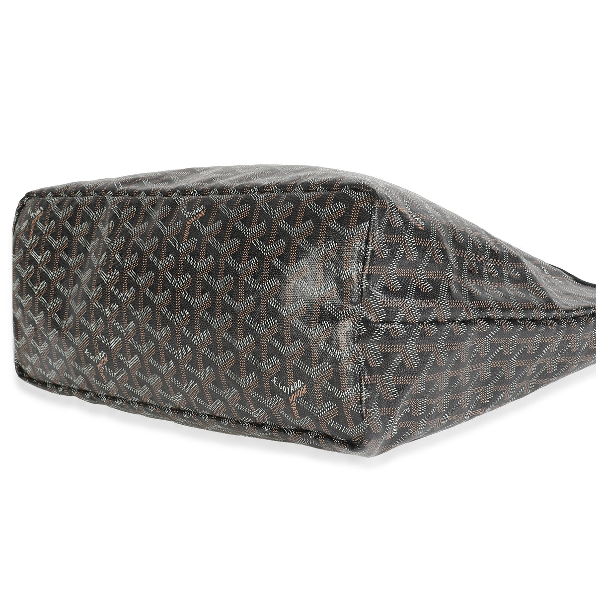 Black Goyardine Canvas Saint Louis PM