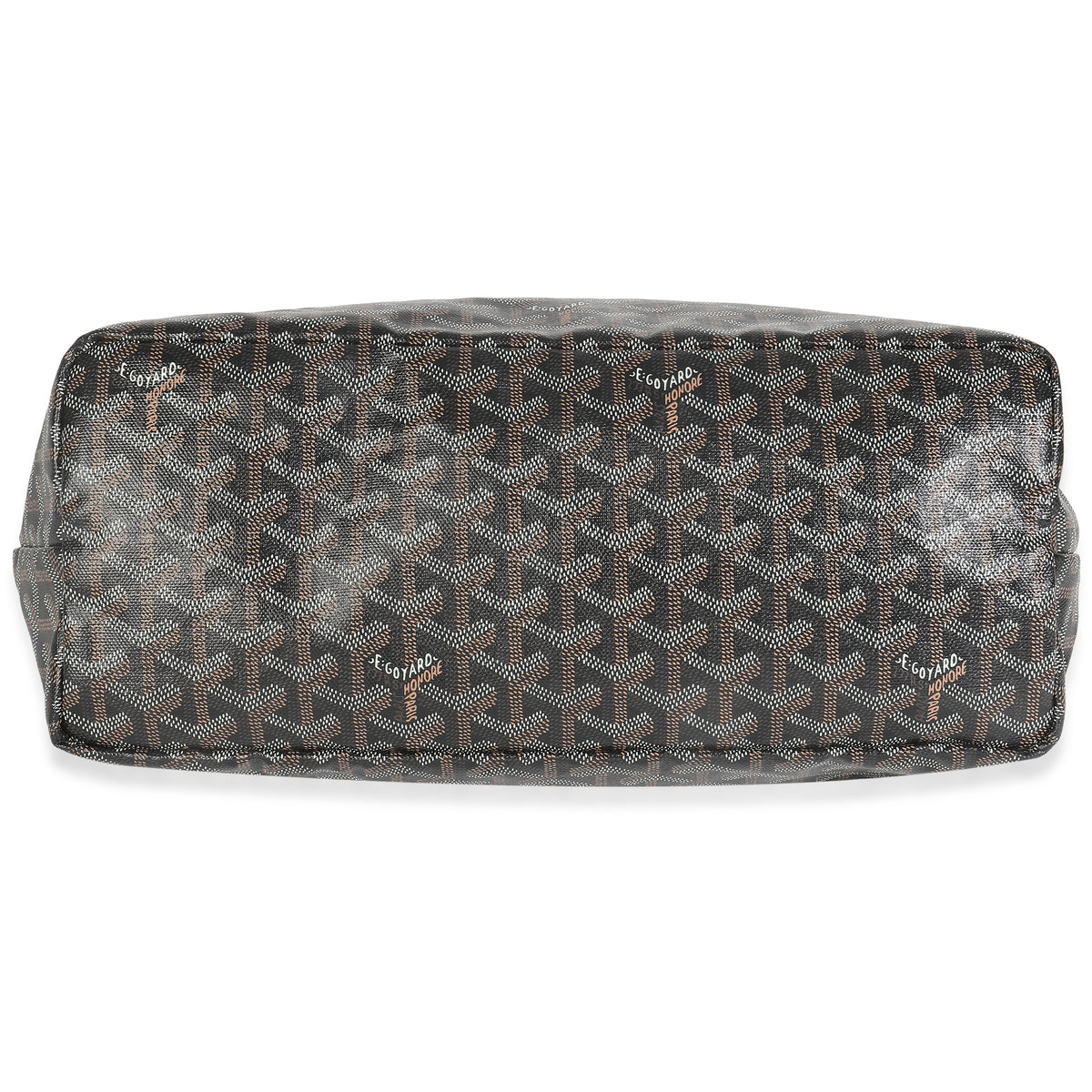 Black Goyardine Canvas Saint Louis PM