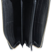 Black Dollar Calfskin GG Marmont Zip Around Wallet