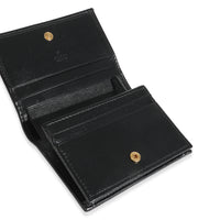 Black Calfskin Horsebit 1955 Card Case Wallet
