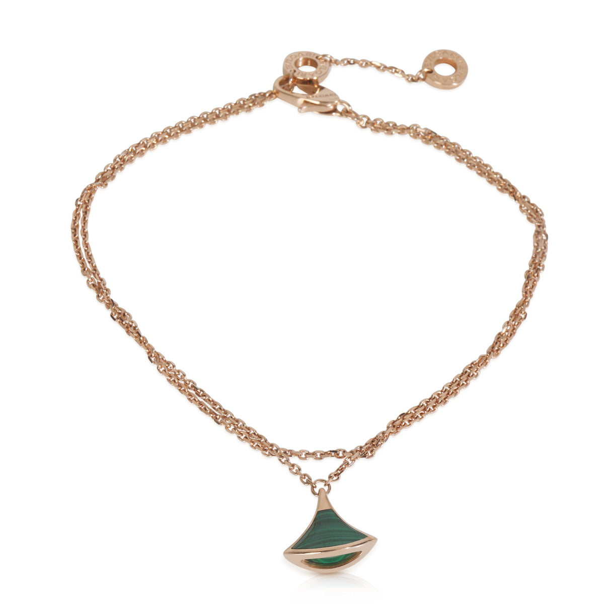 Rose Gold Malachite Divas Dream Bracelet