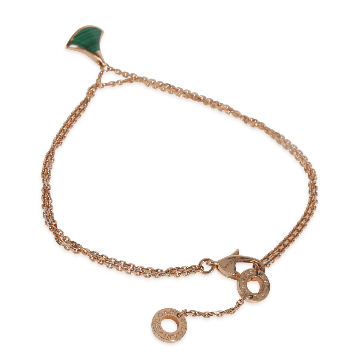 Rose Gold Malachite Divas Dream Bracelet