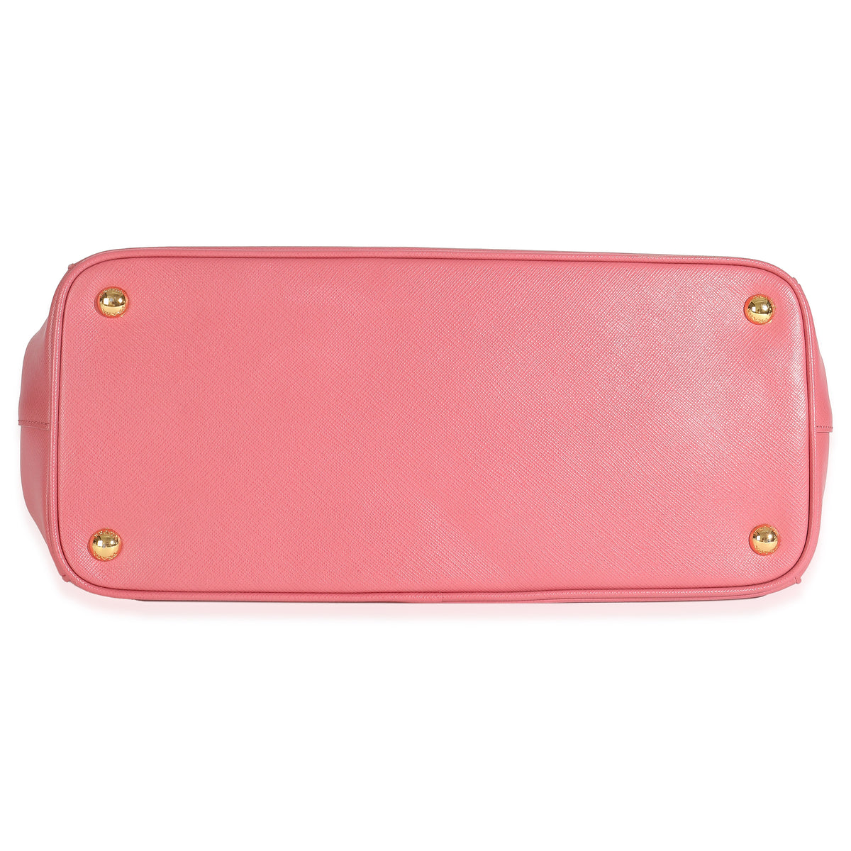 Pink Saffiano Galleria Lux Large Double Zip Tote