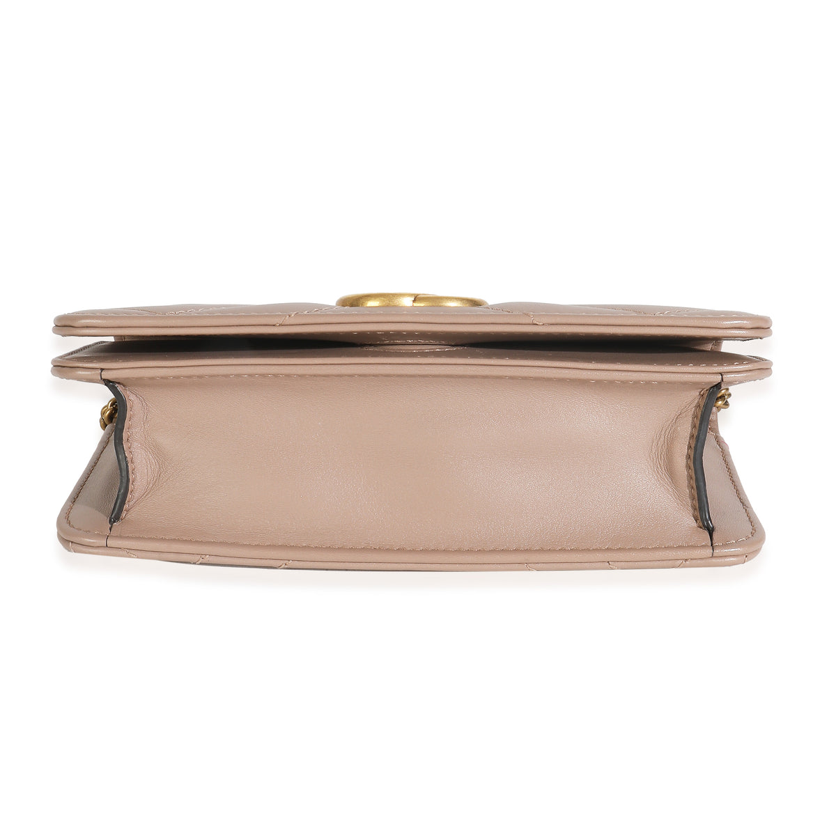 Porcelain Rose Matelasse Calfskin GG Marmont Mini Bag