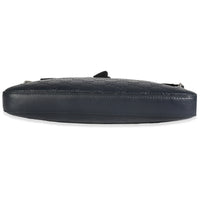 Blue Guccissima Signature Medium Flat Messenger Bag