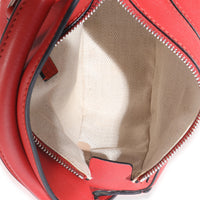 Scarlet Calfskin Mini Puzzle Bag