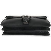 Black Pebbled Calfskin Medium Dionysus Shoulder Bag
