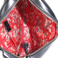 Black Calfskin Web Trapuntata Medium GG Shoulder Bag