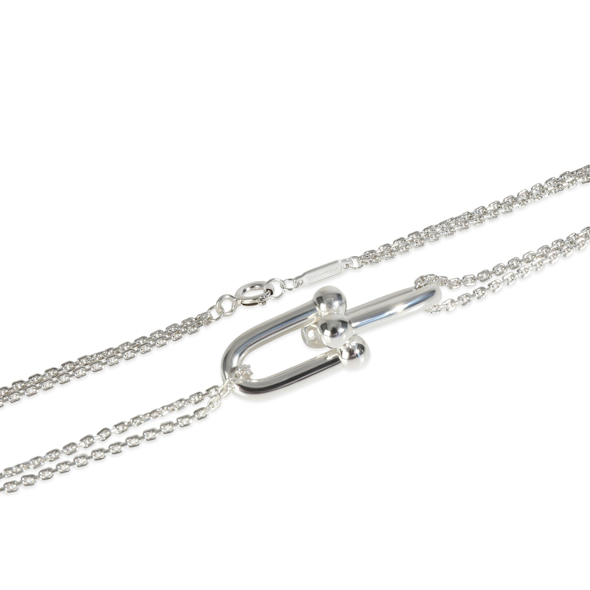 Sterling Silver  HardWear Double Link Necklace