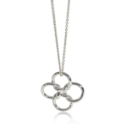 Sterling Silver  Elsa Peretti Quadrifoglio Pendant