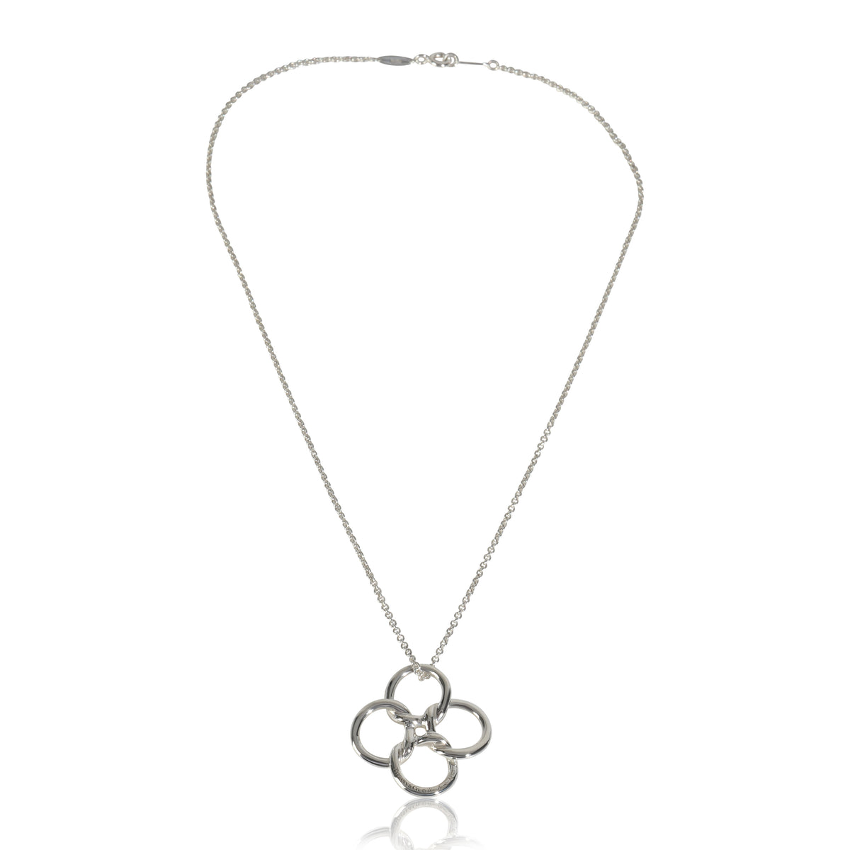 Sterling Silver  Elsa Peretti Quadrifoglio Pendant