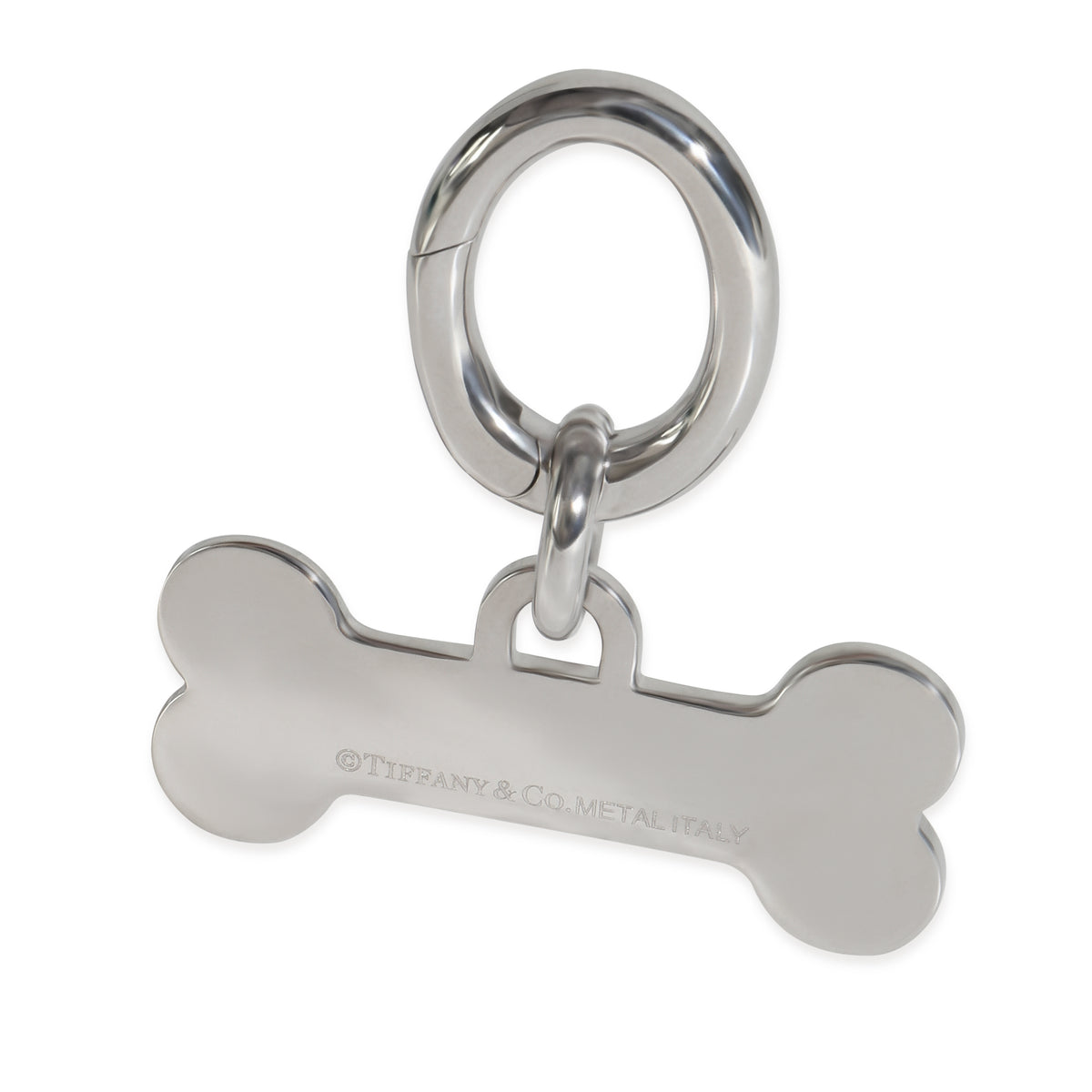 Stainless Steel  Bone Pet Collar Charm